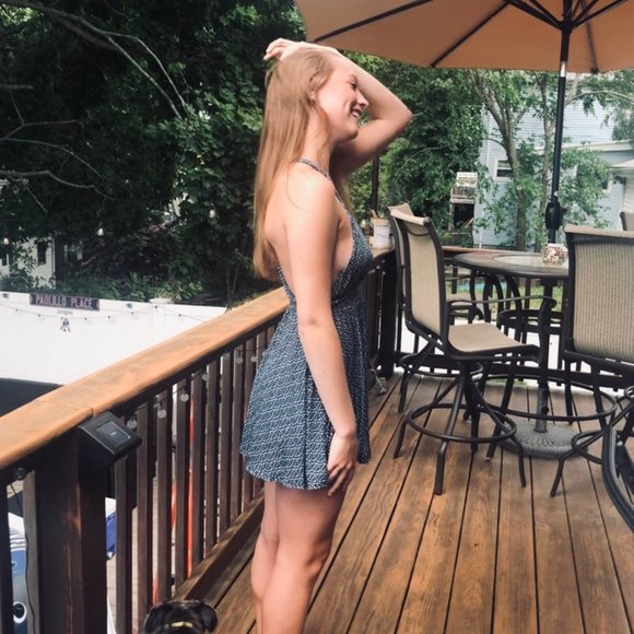 ROMPER - COMFY, CASUAL, DRESS, MINI - Picture 3 of 4